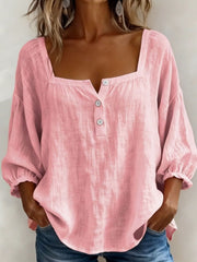 Karla | Stilvolle Damenbluse im Casual Look – Rosa