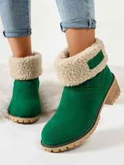 Sofia | Klassische Winterstiefel für Damen – Grün