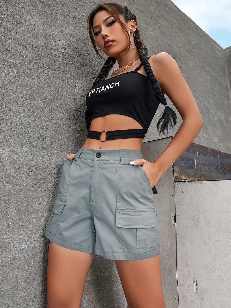 Zephyress – Stylische Cargo-Shorts aus Baumwolle