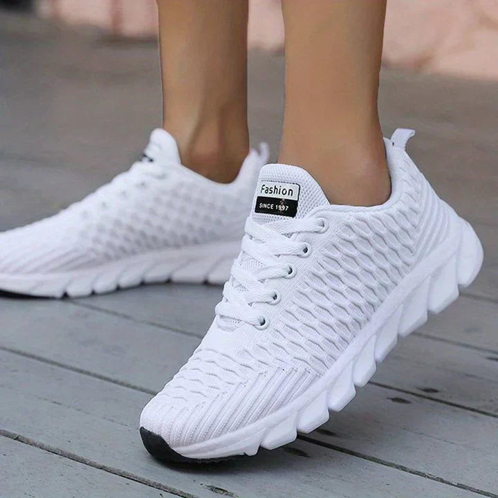 Bequeme damen-sneaker mit memory-schaum