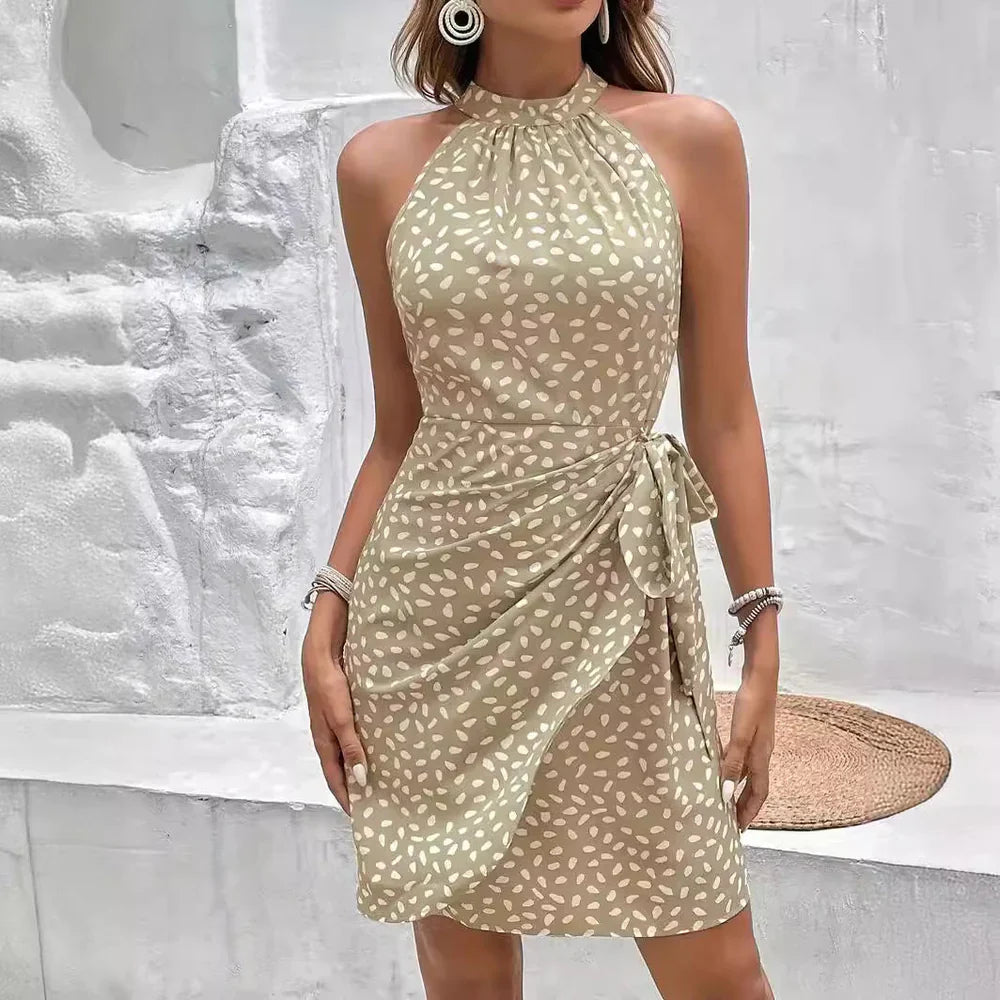 Adrielle – Elegantes ärmelloses Neckholderkleid