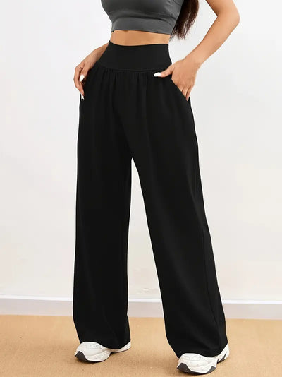 Zorythra – Bequeme Loungehose mit weitem Bein