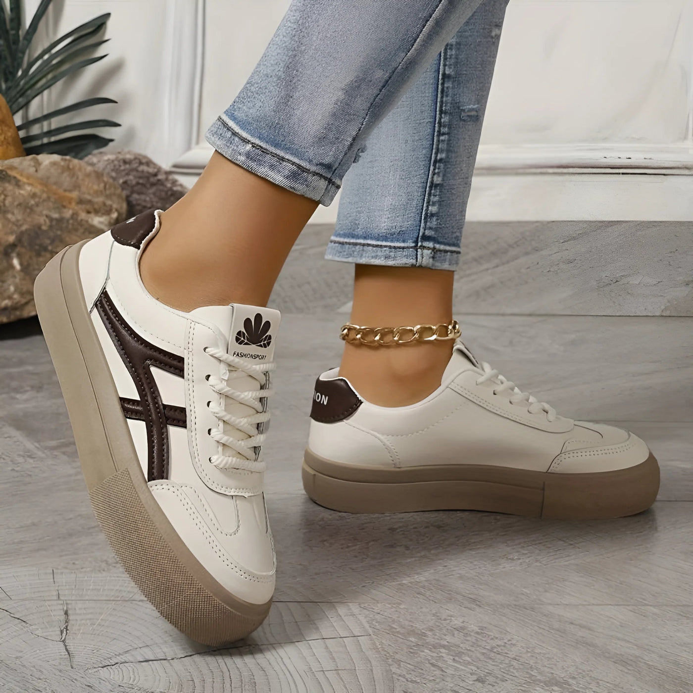 Astrid | Bequeme Schuhe mit Dickem Profil