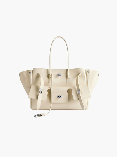 Luxuriöse vegane Leder-Strandtasche – Geflochtene Tote für Damen