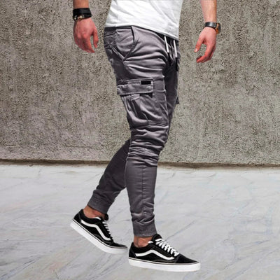 Lässige cargohose für herren mit aufgesetzten taschen - Daniel