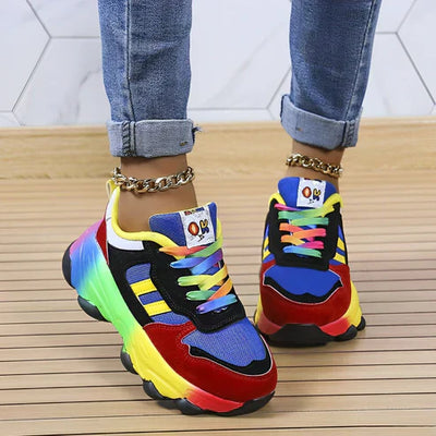 Stilvoll und bequem mit buntem design | schuh für frauen