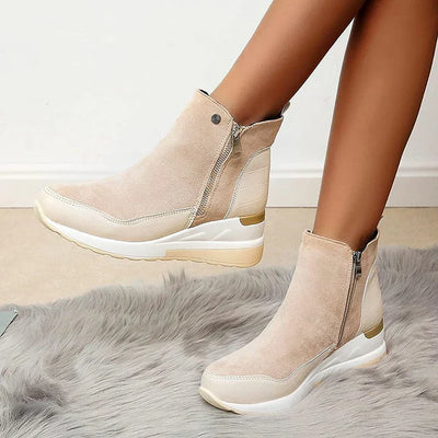 Bequeme wasserdichte damenstiefelette