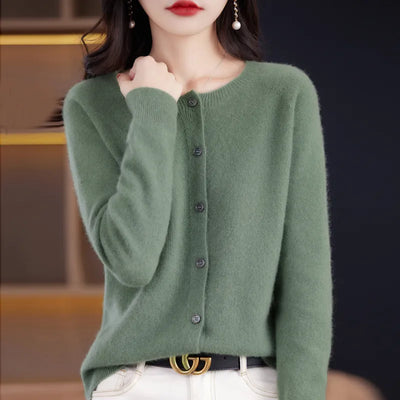 Annika – woll-cardigan – weiche und stilvolle damen-wolljacke für herbst und winter