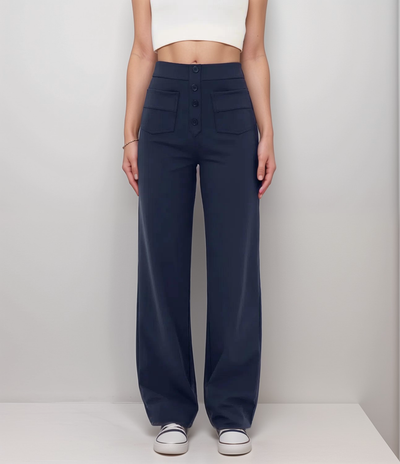 Nina | Elastische Hose mit hoher Taille
