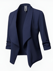 Blazer Mit Langen Ärmeln Für Damen Formal - Vittorelli – Blau