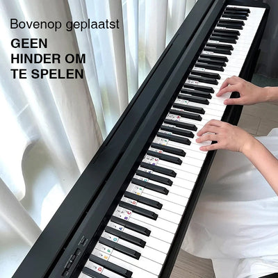 Abnehmbare Notenlabels aus Silikon für 88-Tasten-Pianos und Keyboards