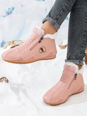 LÉA | BEQUEME WINTERSTIEFELETTEN MIT ERGONOMISCHER STÜTZE – Rosa