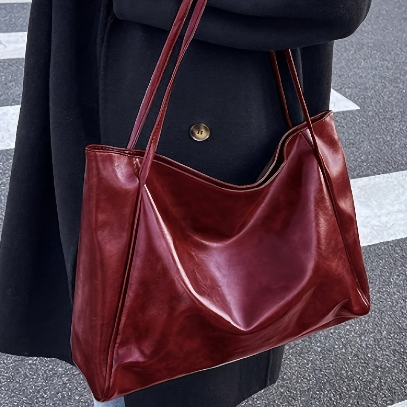 Jasmine | Leder Schultertasche