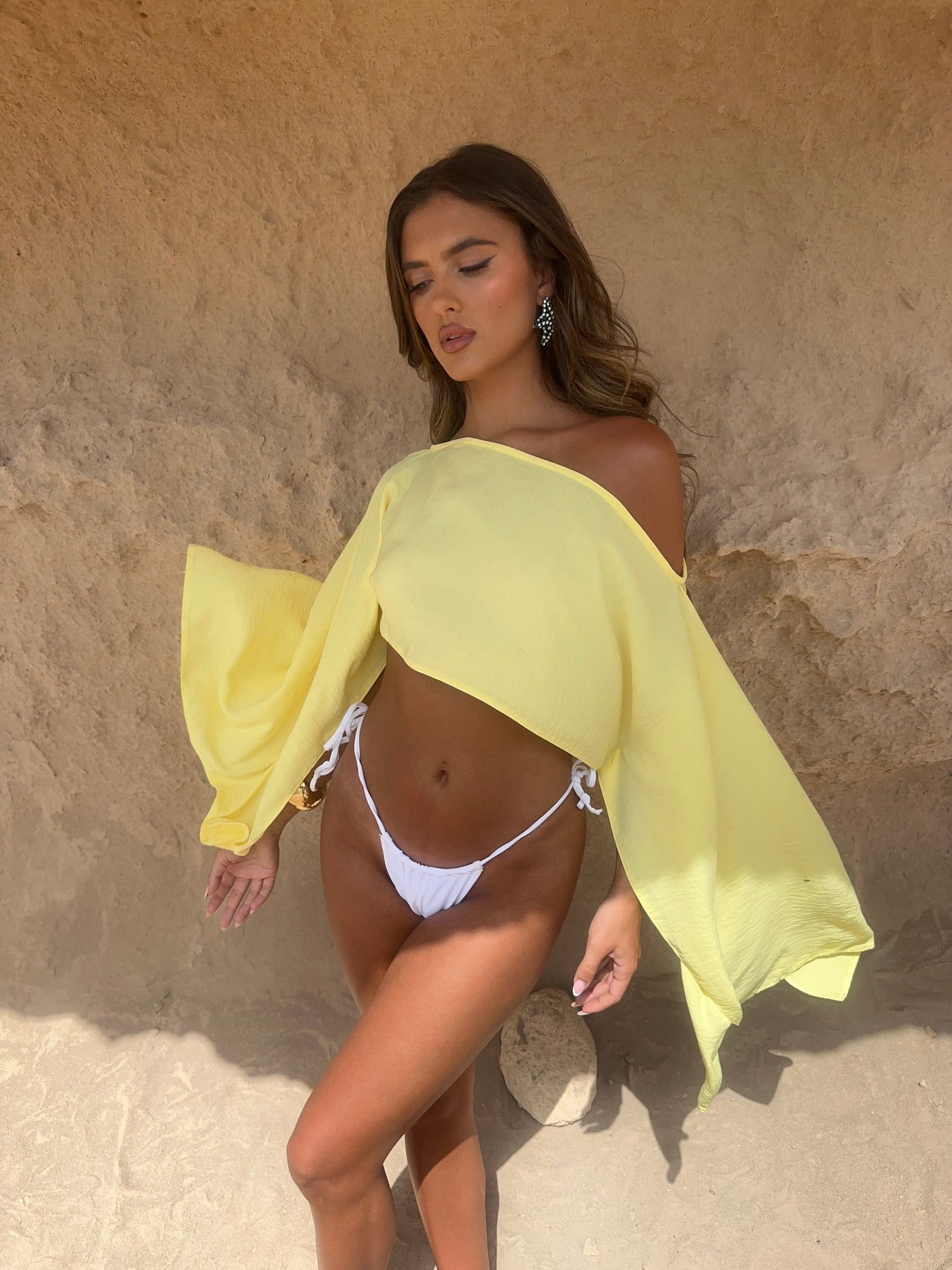 Alina™ – Lemon Sarong Set