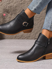 Theresa | Stilvolle Und Elegante Chelsea Stiefeletten – Schwarz