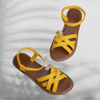 Zenzi | Flache Riemchensandalen für Damen