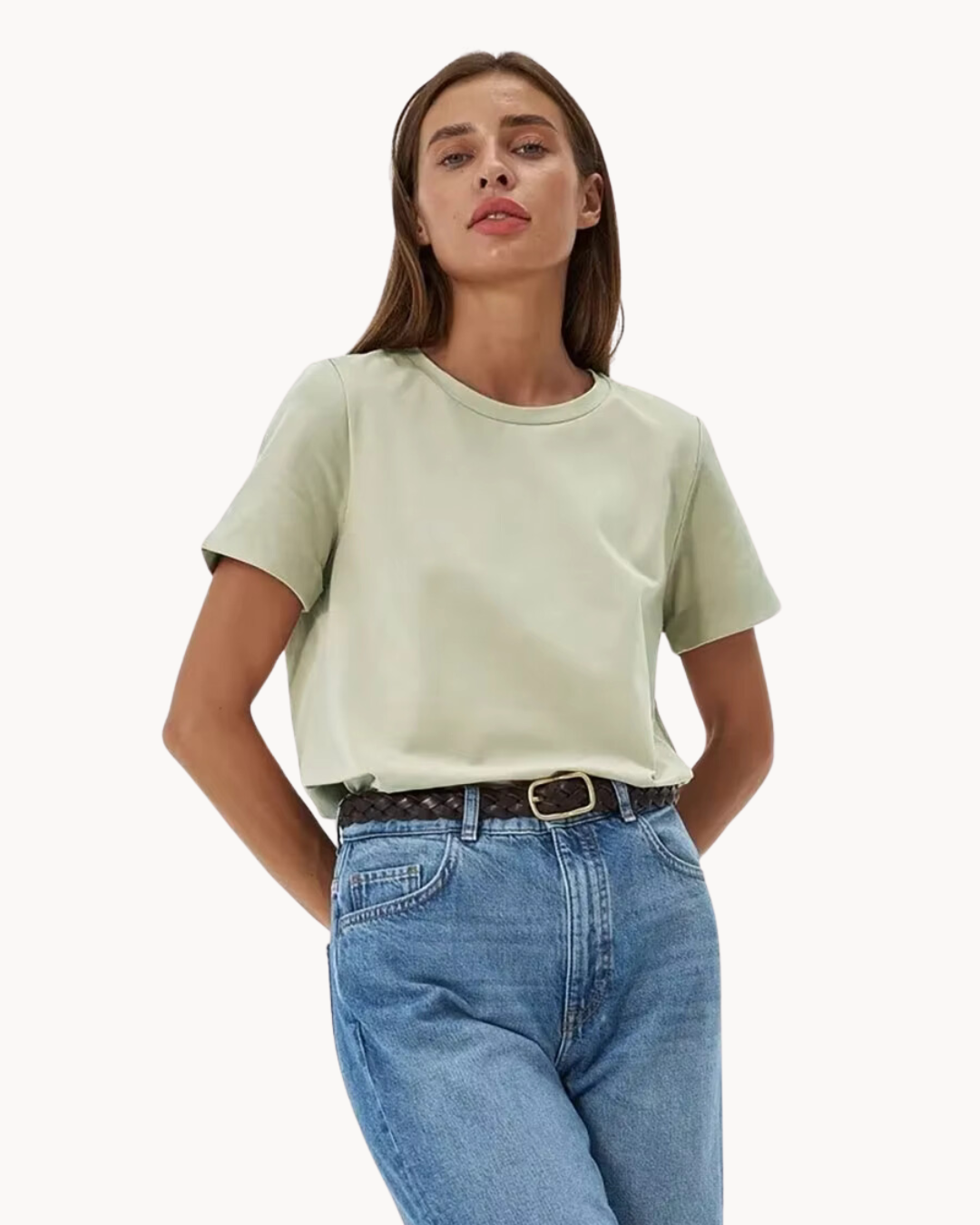 Collet – luxuriöser weicher stretch – damen – t-shirt