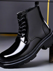 Daniel | Prestige Echtlederstiefel Für Herren – Onyxschwarz