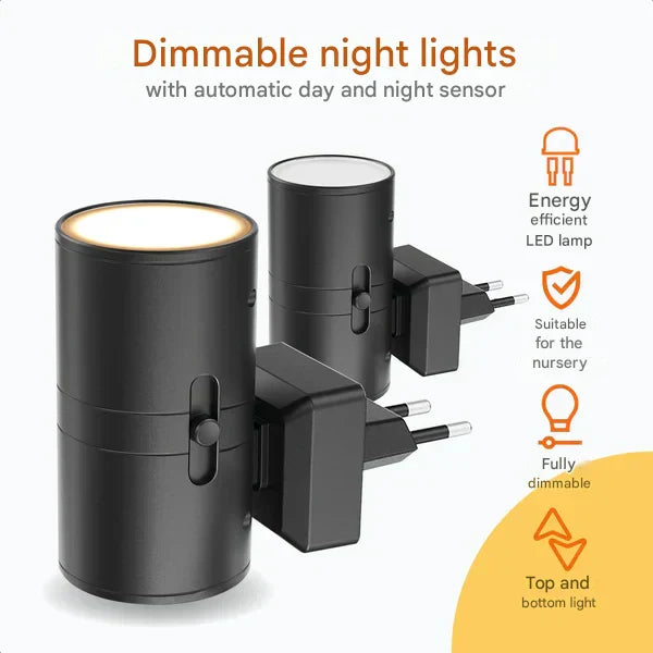 Dimmbare Nachtlampe mit Sensor – LumenGuard