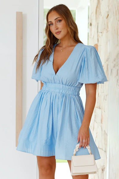 Alisa™ – Mini-Kleid mit gestuften Ballonärmeln