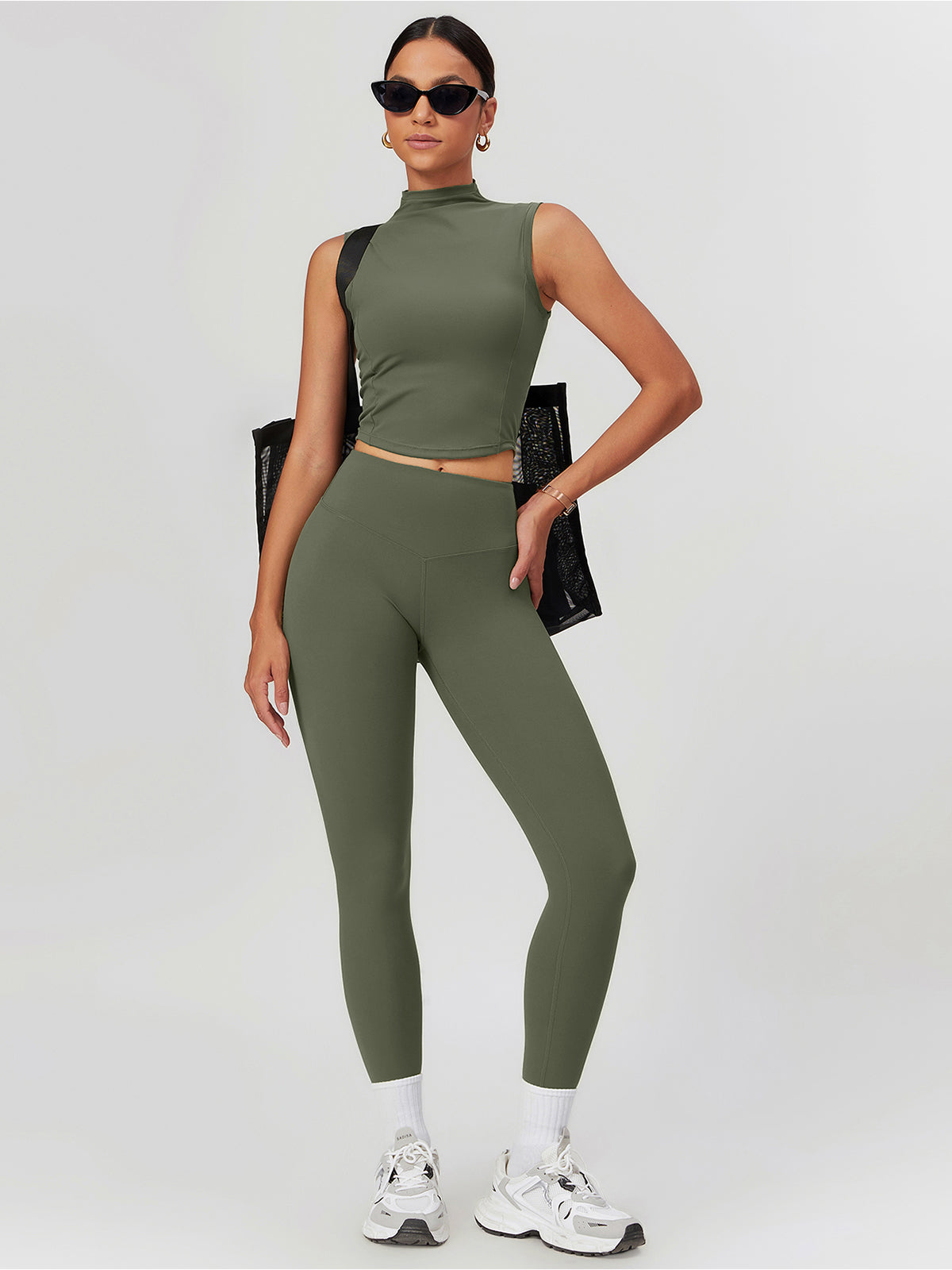 High-Waist Po-Lifting Leggings – Formende Bauchkontrolle Sportbekleidung