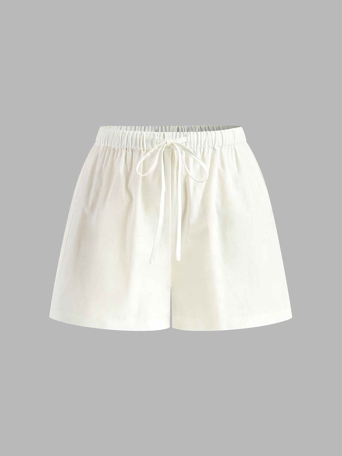 Damen Sommer Zweiteiler – Kordelzug-Top & Shorts mit Schlitz