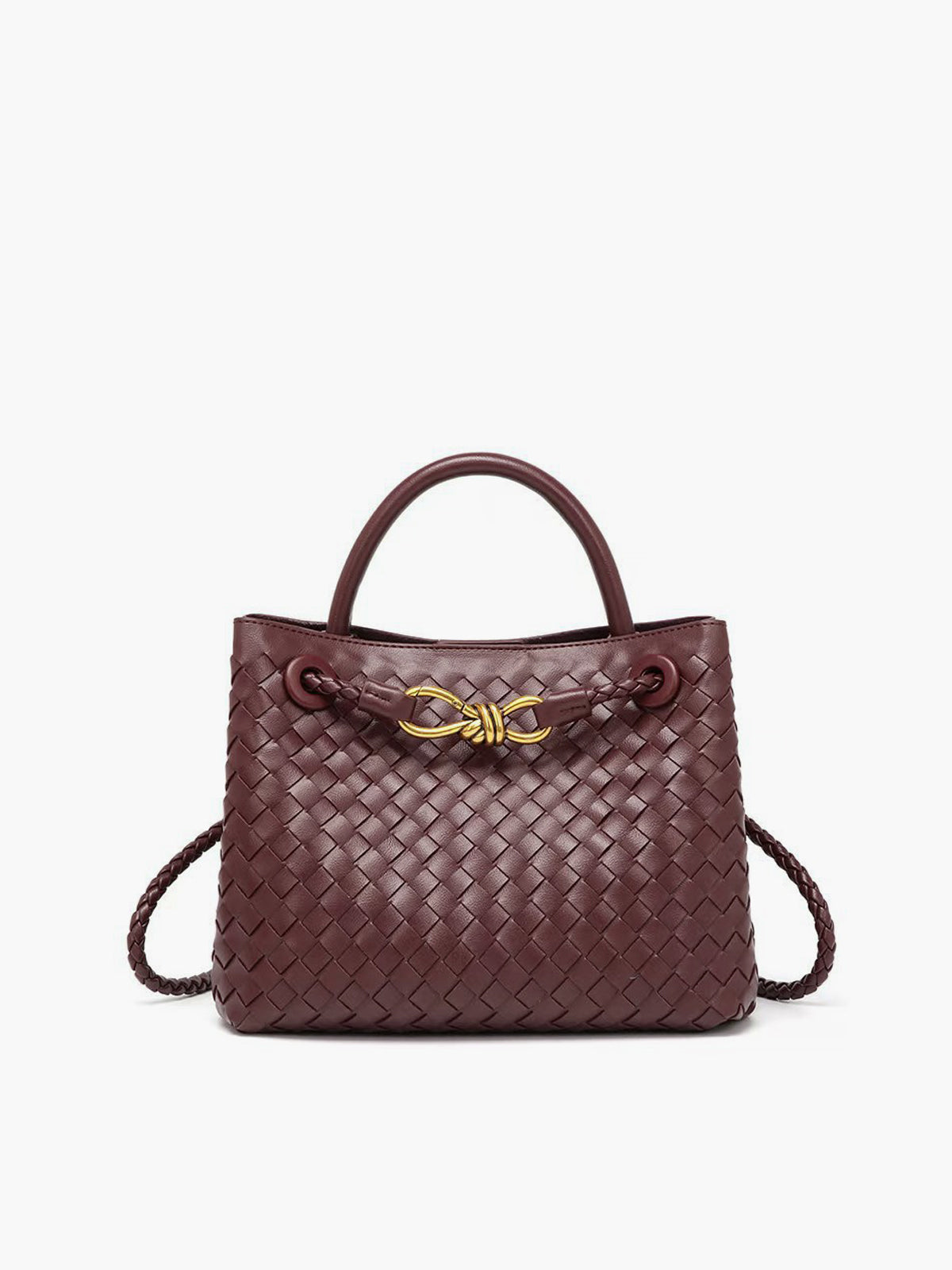 Damen Handtasche – Elegante Tasche mit Drehverschluss & Schulterriemen
