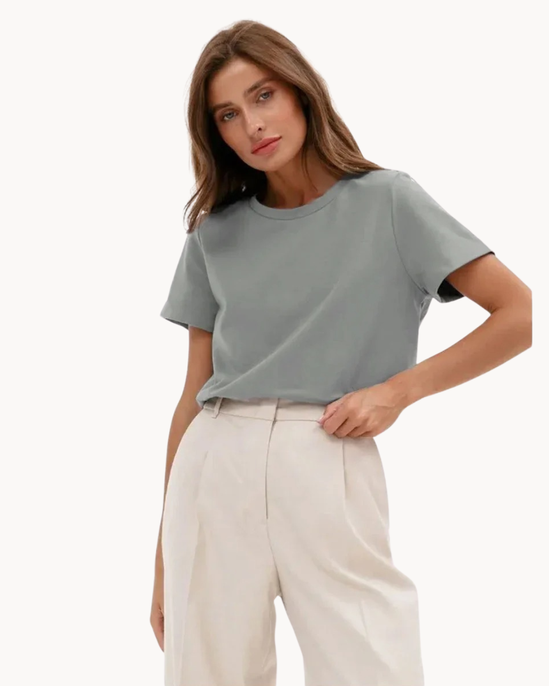 Collet – luxuriöser weicher stretch – damen – t-shirt