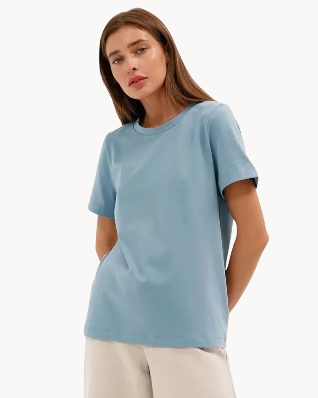 Collet – luxuriöser weicher stretch – damen – t-shirt