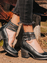 BEQUEME UND ELEGANTE STIEFELETTE – Schwarz