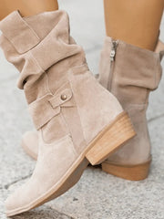 Drune | Elegante Stiefel für Damen – Khaki