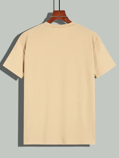 Aristos – klassisches herren-t-shirt mit rundhalsausschnitt