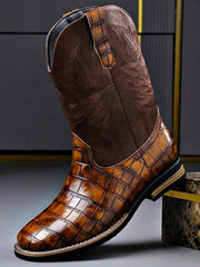 Leon | Klassische Echtlederstiefel Für Herren – Cognacbraun