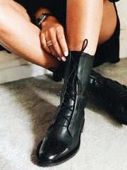 Marlene | Hochwertige Und Elegante Damen-Lederstiefel Für Jeden Anlass – Schwarz