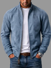 Paedon - Softtouch-Bomberjacke – Hellblau