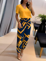 Bluse und Hose Damen | Hosenanzug & Modern – Gelb