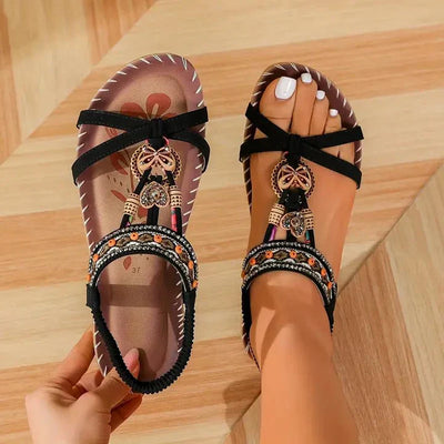 Mia - damen-sandalen zum hineinschlüpfen, bequem und stylisch