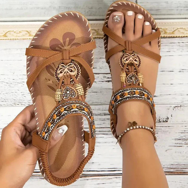 Mia - damen-sandalen zum hineinschlüpfen, bequem und stylisch