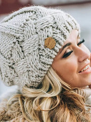 Strickmütze – Beige