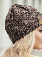 Strickmütze – Kaffee