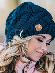 Strickmütze – Blau