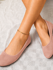 Liselotte | Damen Ballerinas Slip-On Runde Kappe – Rosa