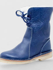 Katharina | Stilvolle Und Orthopädische Damen-Winterstiefel – Blau