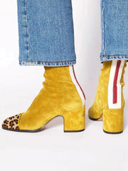 Elena | Elegante Und Komfortable Damenstiefel Für Jeden Anlass – Gelb