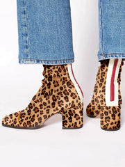 Elena | Elegante Und Komfortable Damenstiefel Für Jeden Anlass – Leopardenmuster