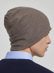 Slouchy Beanie mit weichem Komfort in Einheitsgröße – Khaki