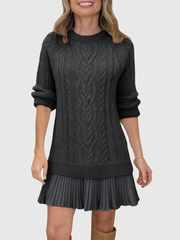 Christine | Elegant Und Stilvoller Strickpullover Für Damen – Schwarz