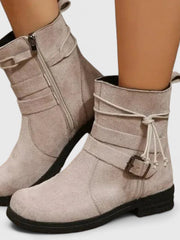 Johanna | Elegante Und Hochwertige Damenstiefel Für Stilvolle Auftritte – Beige