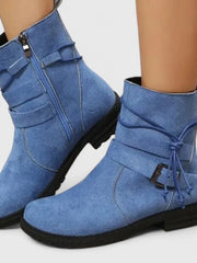 Johanna | Elegante Und Hochwertige Damenstiefel Für Stilvolle Auftritte – Blau