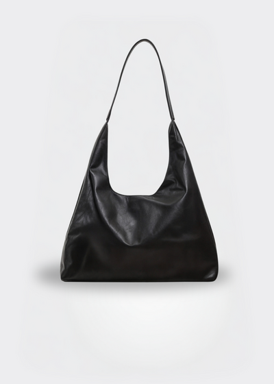 Große Damen Handtasche – Vegane Ledertasche mit Reißverschluss